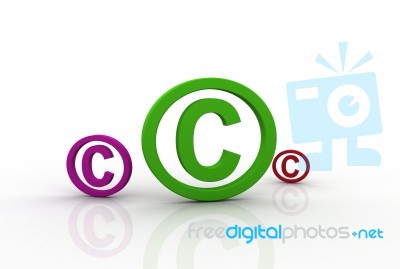 Copyright Symbol Stock Image