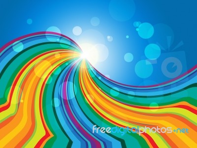 Copyspace Background Means Light Burst And Abstract Stock Image