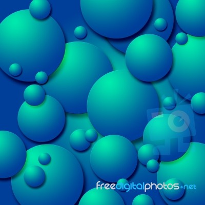 Copyspace Background Represents Spheres Copy-space And Spherical… Stock Image