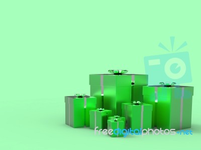 Copyspace Birthday Indicates Gift-box Celebrate And Blank Stock Image