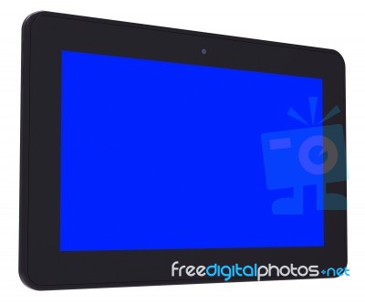 Copyspace Tablet Shows Technology Internet And Pc Stock Image