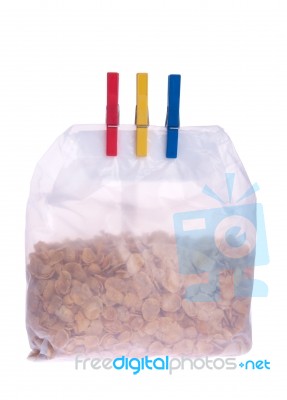 Cornflakes Bag Stock Photo