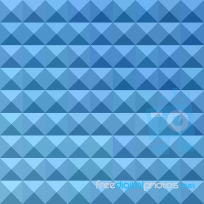 Cornflower Blue Abstract Low Polygon Background Stock Image