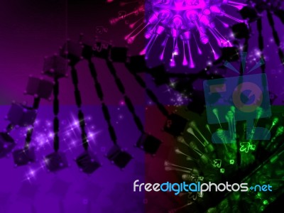 Corona Virus Incolor Background Stock Image