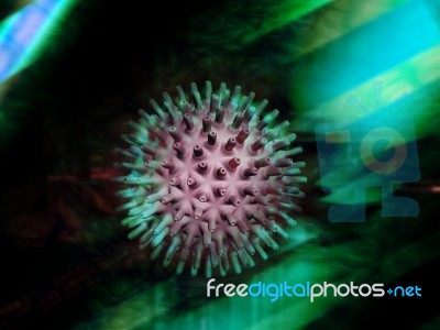 Corona Virus Incolor Background Stock Image