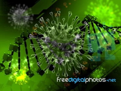 Corona Virus Incolor Background Stock Image