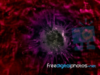 Corona Virus Incolor Background Stock Image