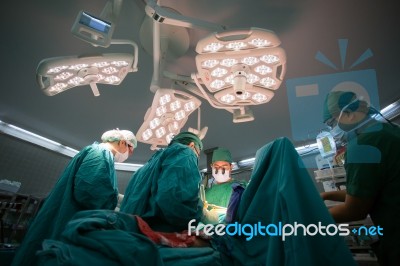 Coronary Artery Bypass Grafting Stock Photo