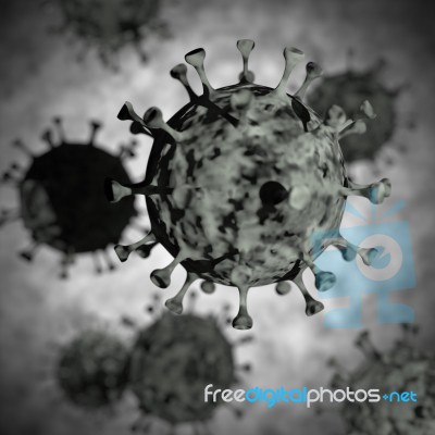 Coronavirus Covid-19 Sars, Sars-cov, Sars Cov, Virus 2020 , Mers… Stock Photo