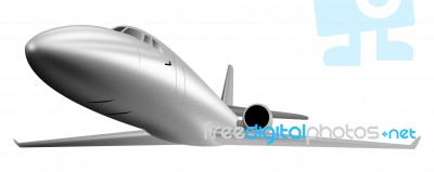 Corporate Jet Aircraft Stock Image