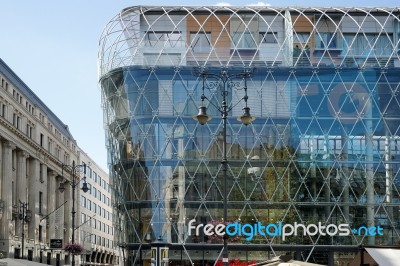 Corvin Shopping Centre Building In Budapest Stock Photo