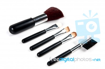 Cosmetic Brushes Stock Photo