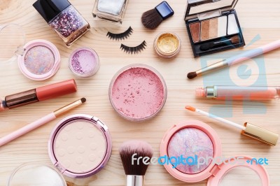 Cosmetic Products Stock Photo