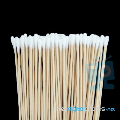 Cotton Swabs Stock Photo