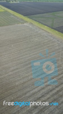 Country Agricultural And Farming Field Stock Photo