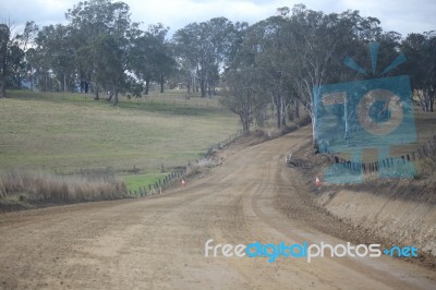 Country Road Stock Photo