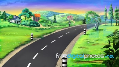 Country Road. Image 02 Stock Image