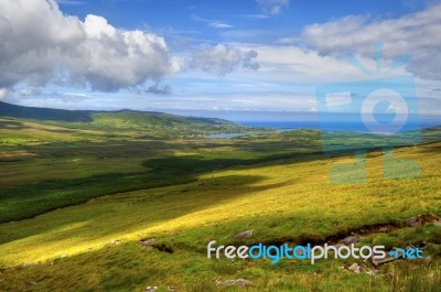 Countryside On Dingle Peninsula Stock Photo