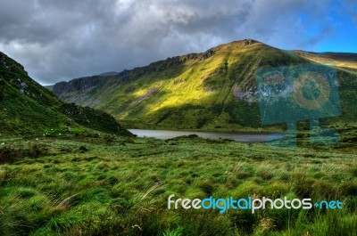 Countryside On Dingle Peninsula Stock Photo