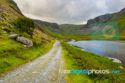 Countryside On Dingle Peninsula Stock Photo