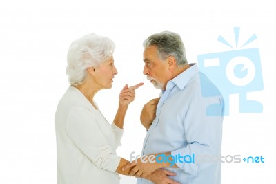 Couple Arguing Stock Photo