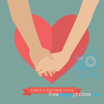 Couple Holding Hands Stock Image