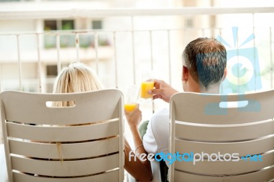 Couple Relaxing Stock Photo