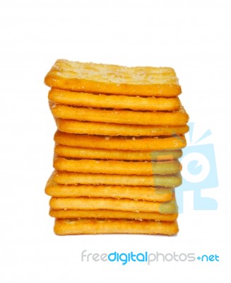 Cracker And Sugar Stock Photo