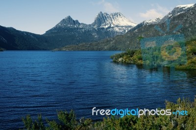 Cradle Mountain In Tasmania Stock Photo