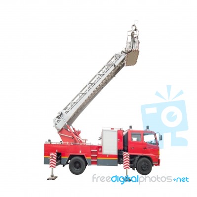 Crane Truck Stock Photo