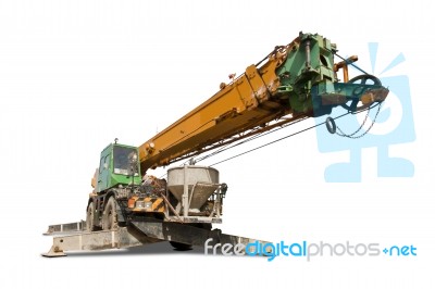 Crane Truck Stock Photo