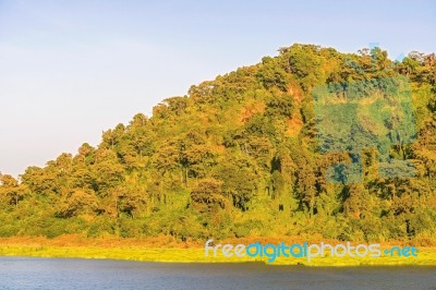 Crater Pan In Marsabit,  Kenya Stock Photo