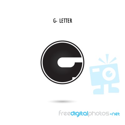 Creative G-letter Icon Abstract Logo Design.g-alphabet Symbol Stock Image