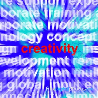 Creativity Word Stock Image