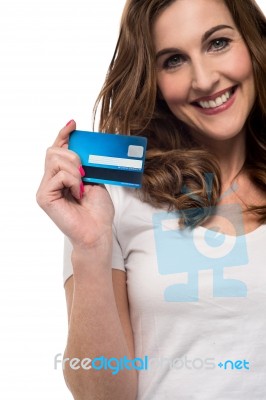 Credit Card Make Your Shopping Easy Stock Photo