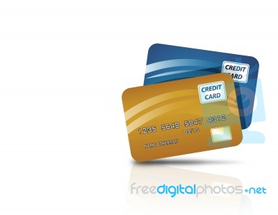 Credit Card Stilizzate Stock Image