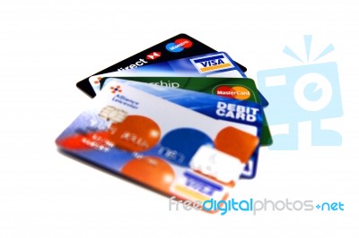 Credit Cards Stock Photo