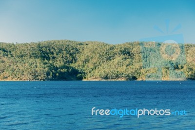 Cressbrook Dam In Biarra, Queensland Stock Photo