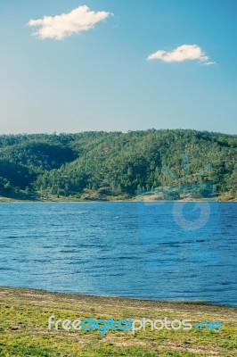 Cressbrook Dam In Biarra, Queensland Stock Photo