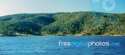 Cressbrook Dam In Biarra, Queensland Stock Photo