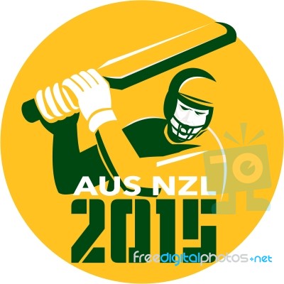 Cricket 2015 Australia New Zealand Stock Image