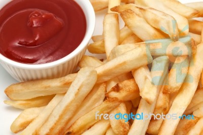 Crispy French Fries Stock Photo