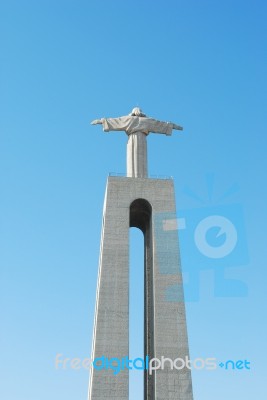 Cristo Rei In Lisbon Stock Photo