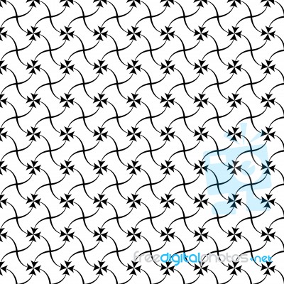 Cross Arrow Pattern Stock Image