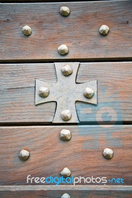 Cross Seprio Abstract   Rusty Stock Photo