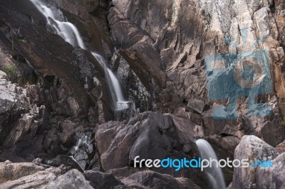 Crows Nest Falls During The Day Stock Photo