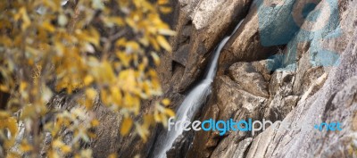 Crows Nest Falls During The Day Stock Photo