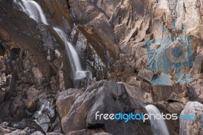 Crows Nest Falls During The Day Stock Photo