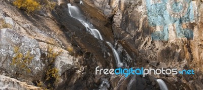 Crows Nest Falls During The Day Stock Photo