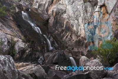 Crows Nest Falls During The Day Stock Photo